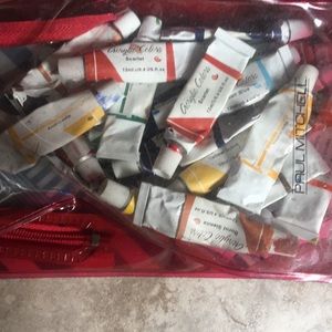 Bag of assorted acrylic colors